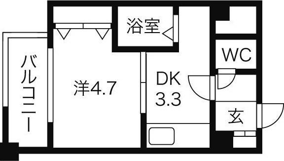 プロムナード（402） 間取り図画像