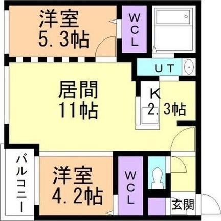 413フェノメノ 間取り図画像