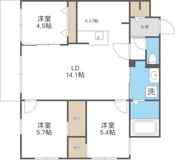 HIGH RESIDENCE YAMAHANA 間取り図画像