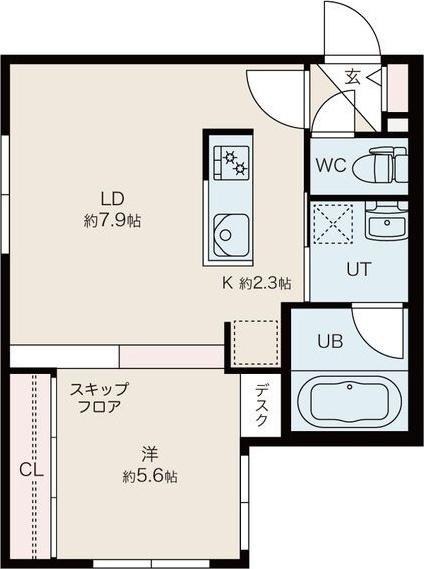 クレアール東札幌 間取り図画像