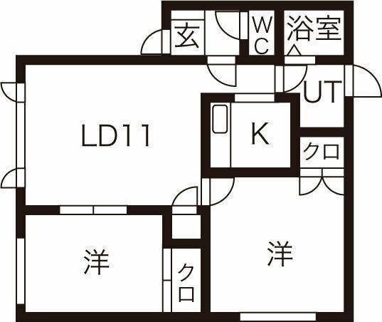 アレーヌ I 間取り図画像