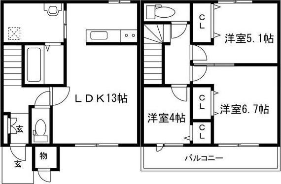 ROGA月寒東 間取り図画像