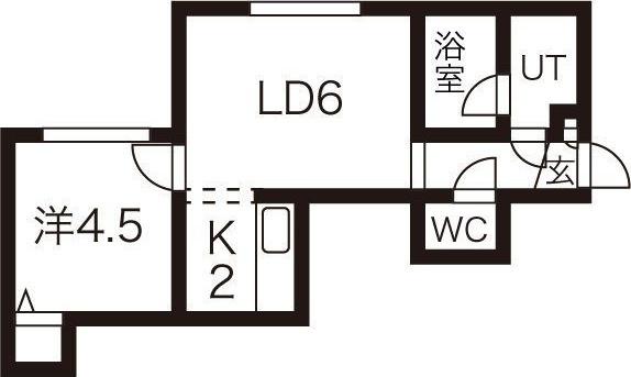 シャングリラ美園 間取り図画像