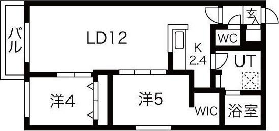 ホクエイヒルズ 間取り図画像