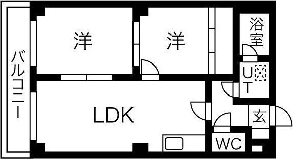 サントアリオデ元町 間取り図画像
