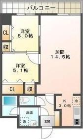 中の島2・3ビル 間取り図画像