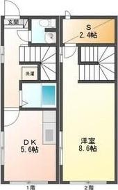 本通17丁目北　テラスハウス 間取り図画像