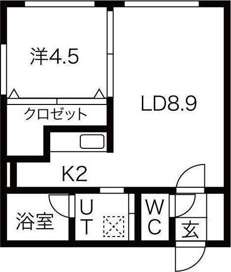 モデルノ水車町 間取り図画像