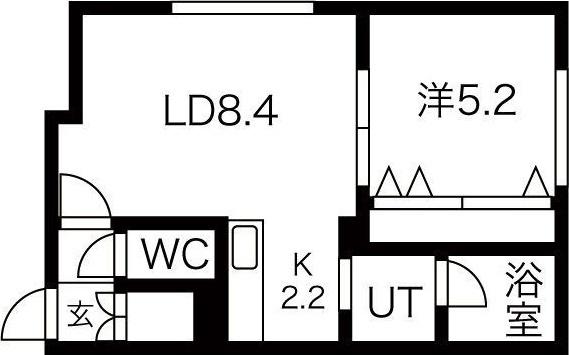 アプリーラ伏古 間取り図画像
