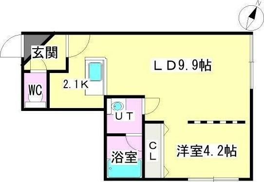 ブリオーレ月寒中央 間取り図画像