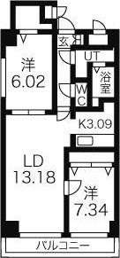 Square Ms614(スクエアマンション614) 間取り図画像