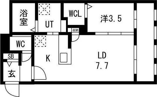 Nuvola麻生(ヌヴォーラ麻生) 間取り図画像
