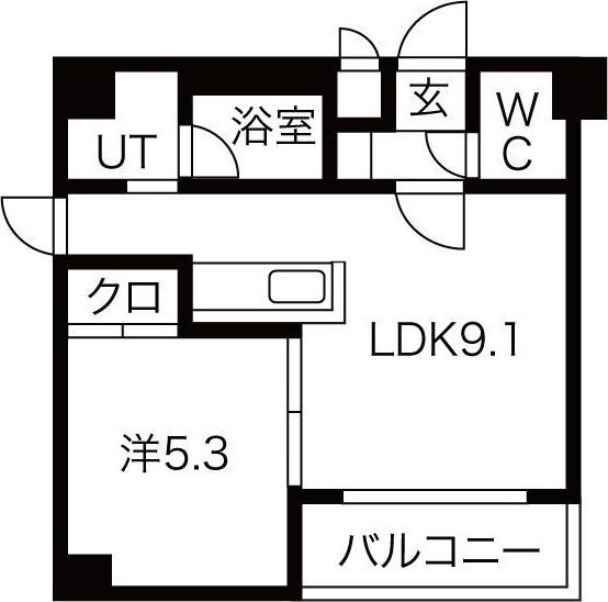 シャトーフロントナック 間取り図画像