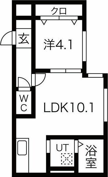 札幌市中央区北九条西マンション 間取り図画像