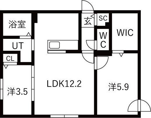 サクランシェ宮の沢 間取り図画像