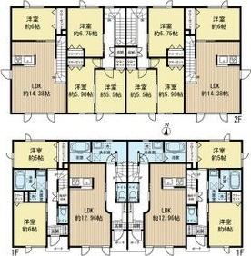 Tasso医大南B棟 間取り図画像