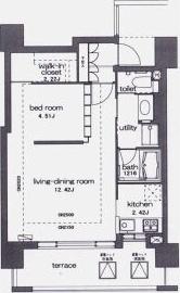 F141 間取り図画像