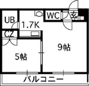 エタニティー菊水 間取り図画像