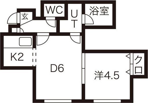 リーフコートN16 間取り図画像