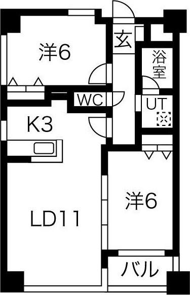 ノヴァシャトン（501） 間取り図画像