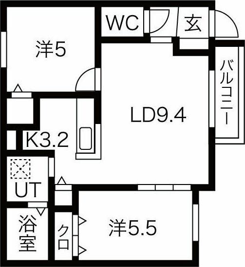 Encore北27条(アンコール北27条) 間取り図画像