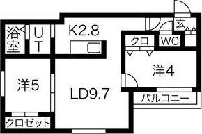 ブランシャール幌平橋 間取り図画像