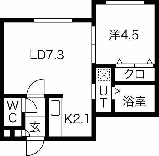 ウルス平岸 間取り図画像
