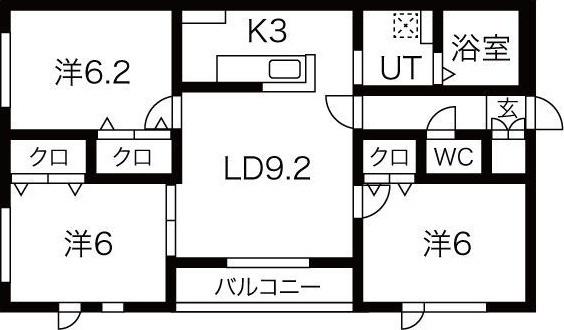 L・A大通 間取り図画像