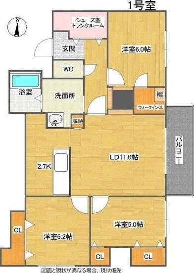 Partire Cent(パルティーレセント) 間取り図画像