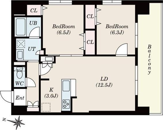 COH　RESIDENCE　札幌 間取り図画像