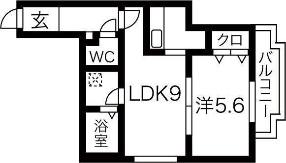 GLASS MARE西町(グラスマーレニシマチ) 間取り図画像
