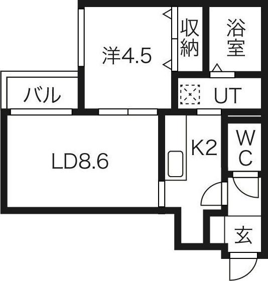 サンルーチェ山鼻 間取り図画像