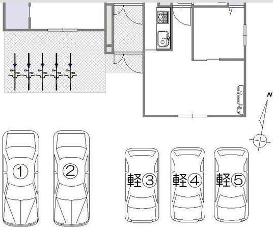 REN　FAULT　N22(レンフォルト) 駐車場