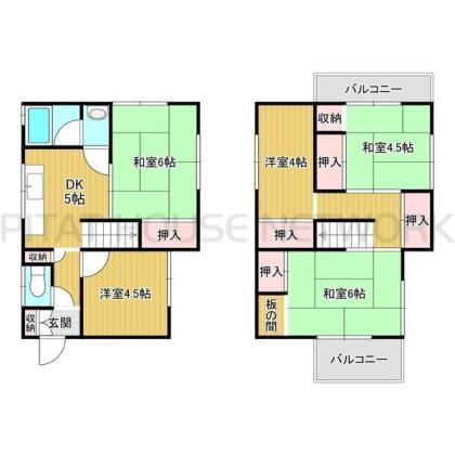  間取り図写真