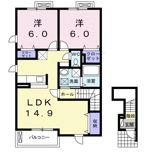 サン　フォレスト（201） 間取り図画像