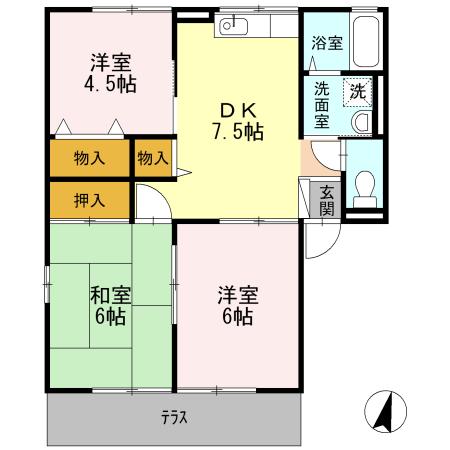  間取り図写真
