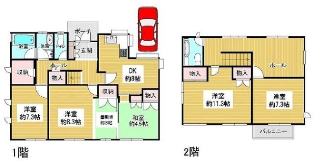  間取り図写真