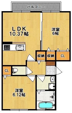 ヴァンフォレ 間取り図画像
