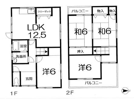  間取り図写真