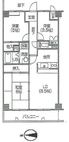  間取り図写真