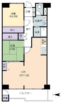 東急ドエル奈良パークビレッジ　９号棟 間取り図画像