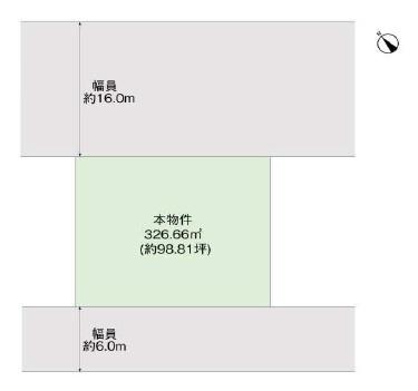 生駒市　鹿ノ台南２丁目 区画図