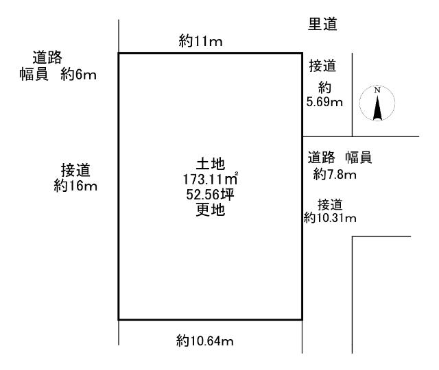 磯城郡田原本町　大字秦庄 区画図