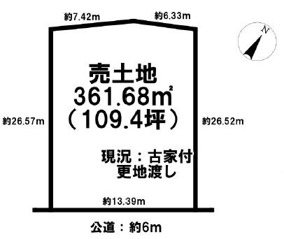 奈良市　朝日町２丁目 区画図