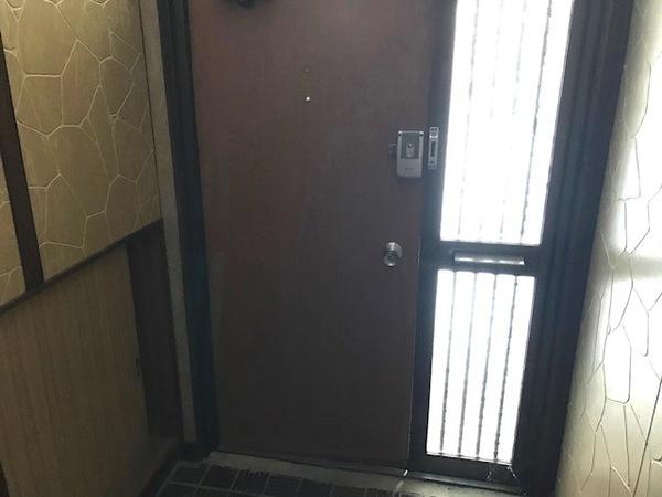 本輪西町借家（1） 玄関