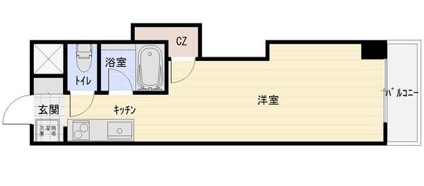 ハトヤ第８ビル（203） 間取り図画像
