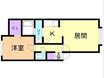 ＲＯＳＳＯ　Ａ（201） 間取り図画像