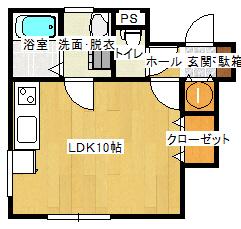 デリス・メゾンⅥ（2-A） 間取り図画像