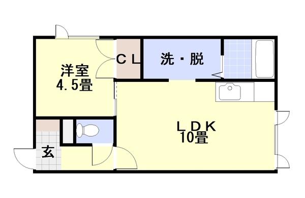 クオーク（101） 間取り図画像