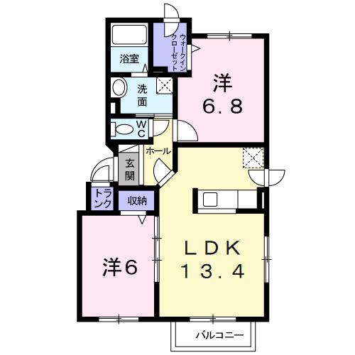 エスポワール（101） 間取り図画像